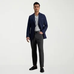 Haggar Sport Performance Nylon 5-Pocket Mens Straight Fit Flat Front Pant