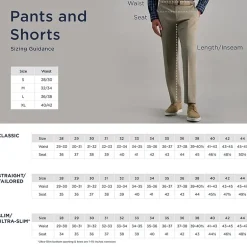 Haggar Sport Travel Performance Mens Straight Fit Big and Tall Flat Front Pant