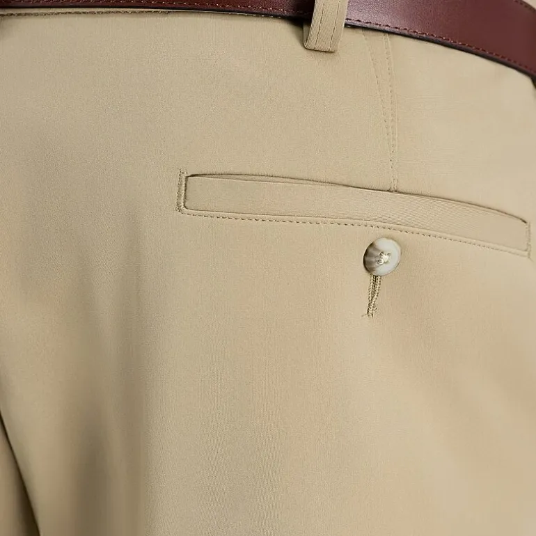 Haggar Sport Travel Performance Mens Straight Fit Big and Tall Flat Front Pant