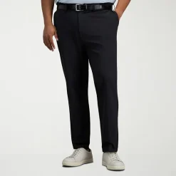 Haggar Sport Travel Performance Mens Straight Fit Big and Tall Flat Front Pant