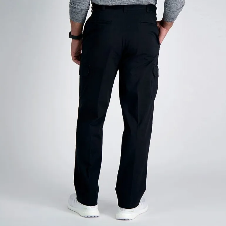 Haggar Stretch Comfort Cargo Mens Stretch Fabric Classic Fit Cargo Pant
