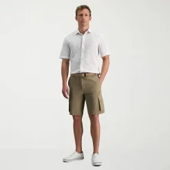 Haggar Stretch Comfort Cargo Stretch Tech Mens 10" Stretch Fabric Cargo Short
