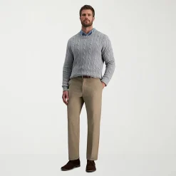 Haggar Stretch Corduroy Mens Classic Fit Flat Front Pant