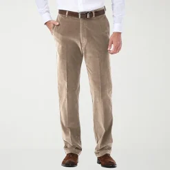 Haggar Stretch Corduroy Mens Classic Fit Flat Front Pant