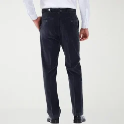 Haggar Stretch Corduroy Mens Classic Fit Flat Front Pant