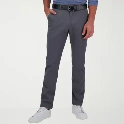 Haggar The Active Series City Flex 5 Pocket Cotton Traveler Mens Comfort Waistband Straight Fit Flat Front Pant