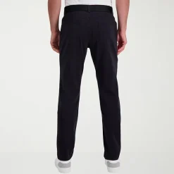 Haggar The Active Series City Flex 5 Pocket Cotton Traveler Mens Comfort Waistband Straight Fit Flat Front Pant