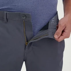 Haggar The Active Series City Flex 5 Pocket Cotton Traveler Mens Comfort Waistband Straight Fit Flat Front Pant