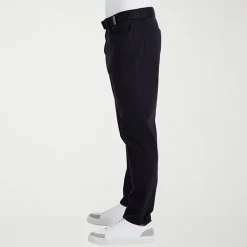 Haggar The Active Series City Flex 5 Pocket Cotton Traveler Mens Comfort Waistband Straight Fit Flat Front Pant