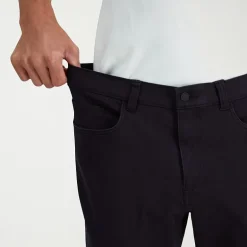 Haggar The Active Series City Flex 5 Pocket Cotton Traveler Mens Comfort Waistband Straight Fit Flat Front Pant