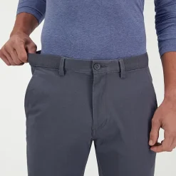 Haggar The Active Series City Flex 5 Pocket Cotton Traveler Mens Comfort Waistband Straight Fit Flat Front Pant