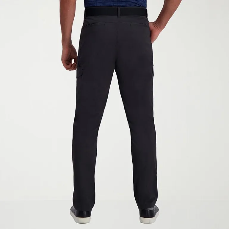 Haggar The Active Series Free Trek Urban Mens Stretch Fabric Straight Fit Cargo Pant