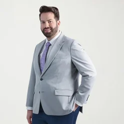 Haggar The Active Series Mens Big and Tall Stretch Fabric Classic Fit Sport Coat