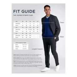 Haggar The Active Series Mens Big and Tall Stretch Fabric Classic Fit Sport Coat