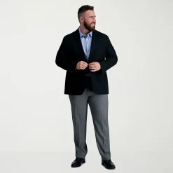 Haggar The Active Series Mens Big and Tall Stretch Fabric Classic Fit Sport Coat