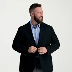 Haggar The Active Series Mens Big and Tall Stretch Fabric Classic Fit Sport Coat