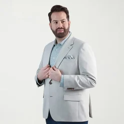 Haggar The Active Series Mens Big and Tall Stretch Fabric Classic Fit Sport Coat
