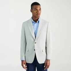 Haggar The Active Series Tailored Mens Stretch Fabric Modern Fit Sport Coat