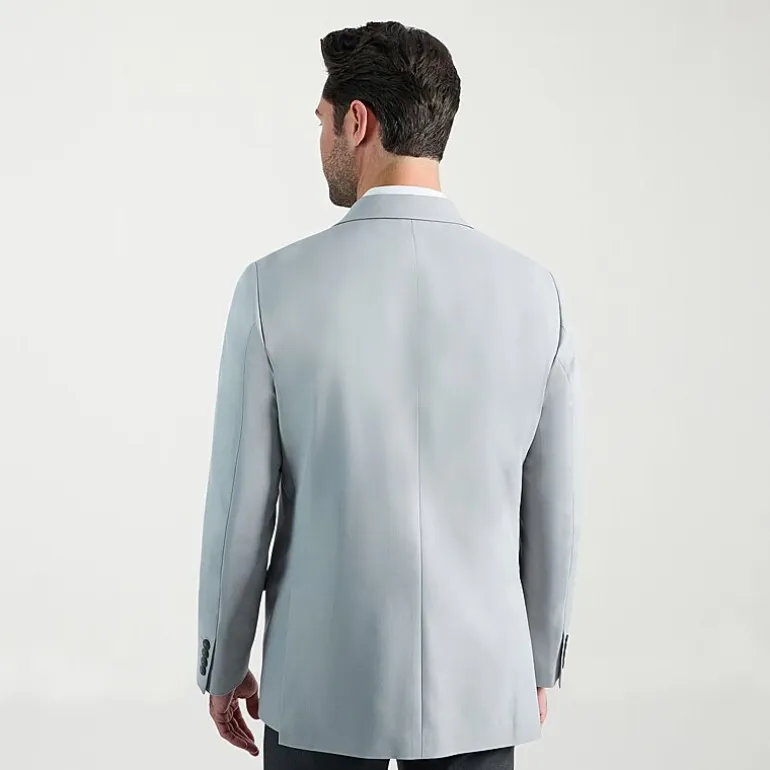Haggar The Active Series Tailored Mens Stretch Fabric Modern Fit Sport Coat