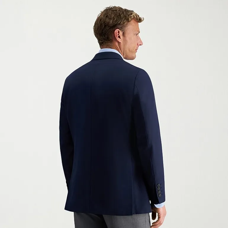 Haggar The Active Series Tailored Mens Stretch Fabric Modern Fit Sport Coat