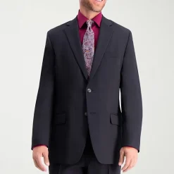 Haggar Travel Performance Tailored Mens Stretch Fabric Modern Fit Suit