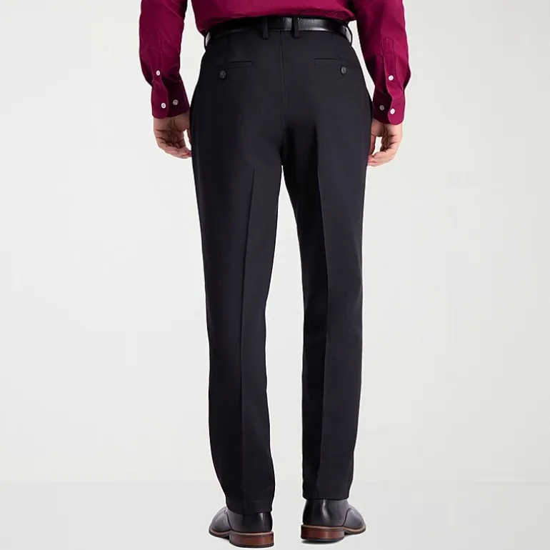 Haggar Travel Performance Tailored Mens Stretch Fabric Modern Fit Suit