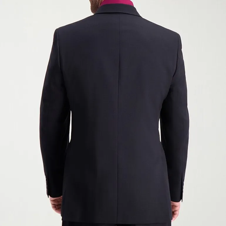 Haggar Travel Performance Tailored Mens Stretch Fabric Modern Fit Suit