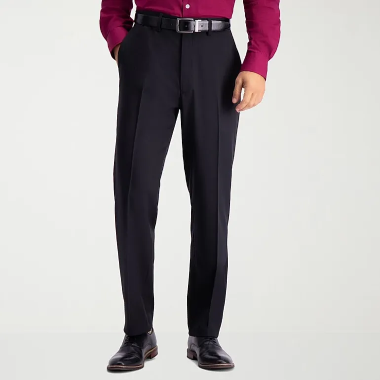 Haggar Travel Performance Tailored Mens Stretch Fabric Modern Fit Suit