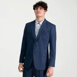 Haggar Travel Performance Tailored Mens Stretch Fabric Modern Fit Suit