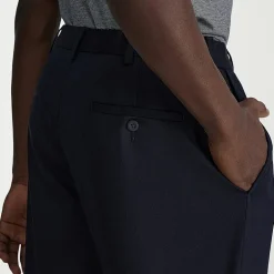 Haggar Wrinkle Free Performance Khaki Mens Classic Fit Flat Front Pant
