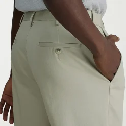Haggar Wrinkle Free Performance Khaki Mens Classic Fit Flat Front Pant