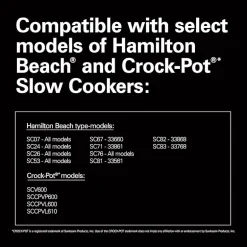 Hamilton Beach Air Fryer Lid For 6 Quart Slow Cookers