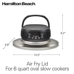 Hamilton Beach Air Fryer Lid For 6 Quart Slow Cookers