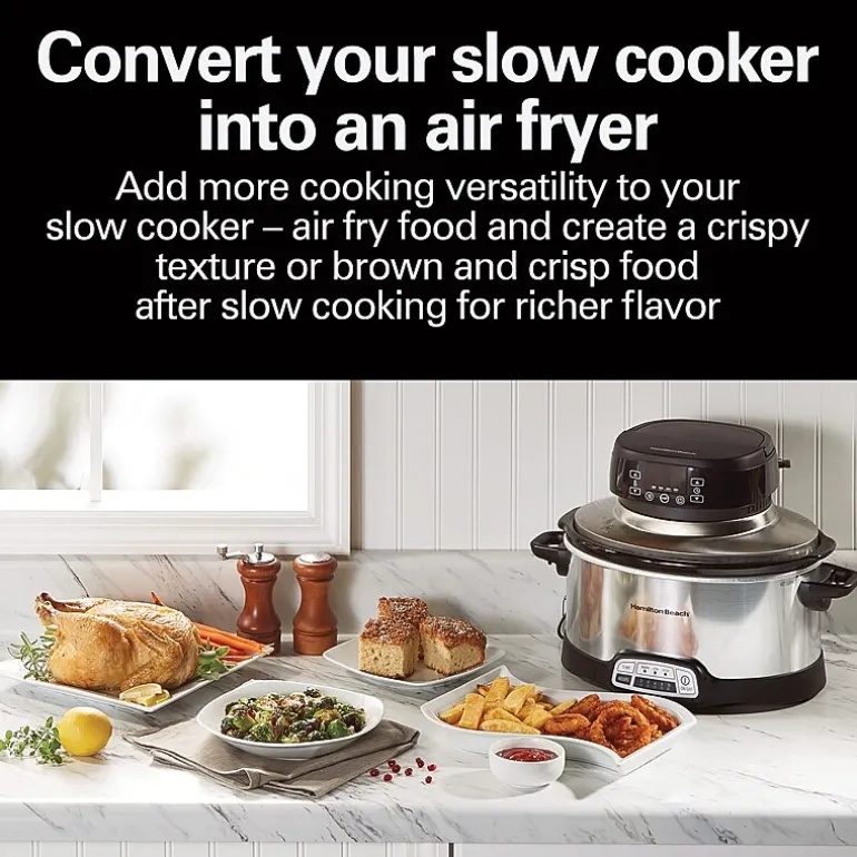 Hamilton Beach Air Fryer Lid For 6 Quart Slow Cookers