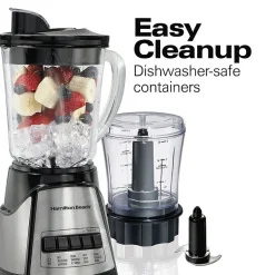 Hamilton Beach® Blender + Food Chopper Attachment