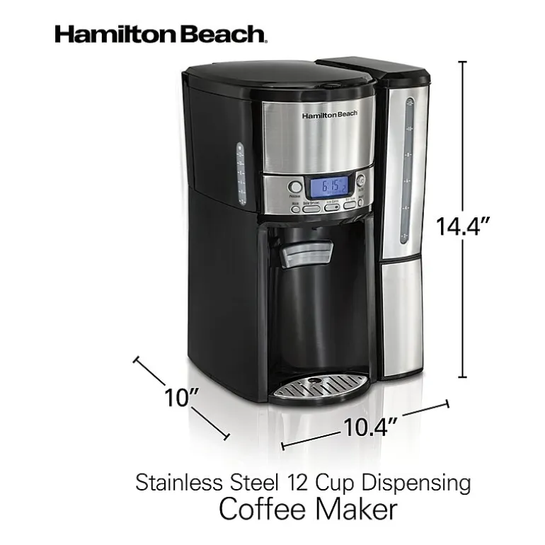 Hamilton Beach® 12-Cup BrewStation® Dispensing Coffee Maker with Removable Reservoir