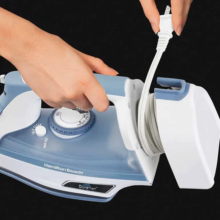 Hamilton Beach Durathon Auto-Off Nonstick Iron With Cord Management