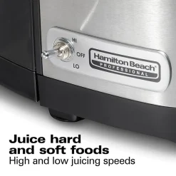 Hamilton Beach Professional Super Chute Easy Clean Juice Extractor