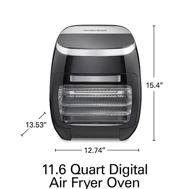 Hamilton Beach 11.6 Qt Digital Air Fryer Oven with Rotisserie