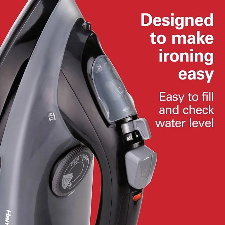 Hamilton Beach Steam Iron With Extra-Glide
