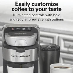 Hamilton Beach The Scoop Single Serve Coffee Maker with Removable Reservoir