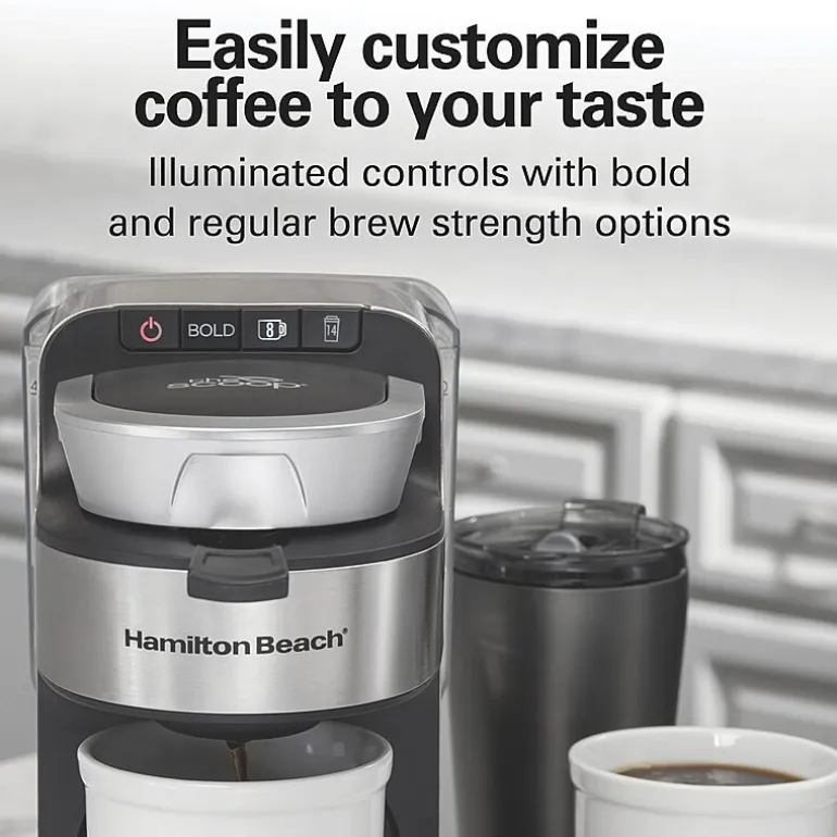 Hamilton Beach The Scoop Single Serve Coffee Maker with Removable Reservoir