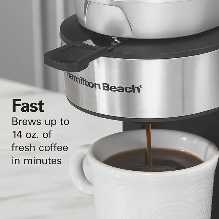 Hamilton Beach The Scoop Single Serve Coffee Maker with Removable Reservoir