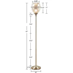 Hampton Hill Bellow Uplight Floor Lamp