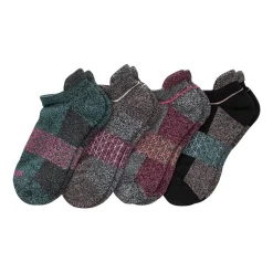 Hanes Absolute Active Heel Tab Womens 4 Pair No Show Socks