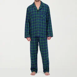 Hanes Big and Tall Mans Mens Flannel Pajama Set