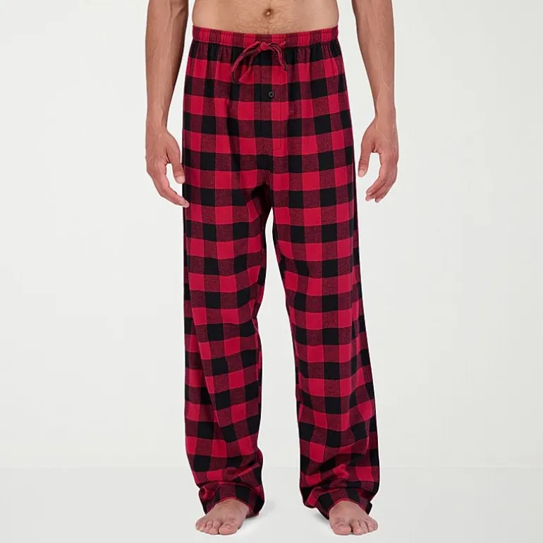Hanes Big and Tall Mans Mens Flannel Pajama Set