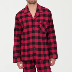 Hanes Big and Tall Mans Mens Flannel Pajama Set