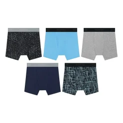 Hanes Big Kid Boys 5 Pack Boxer Briefs Bu3bp5