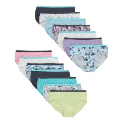 Hanes Bonus Pack Little & Big Kid Girls 12+2 Pack Hipster Panty Guh14b
